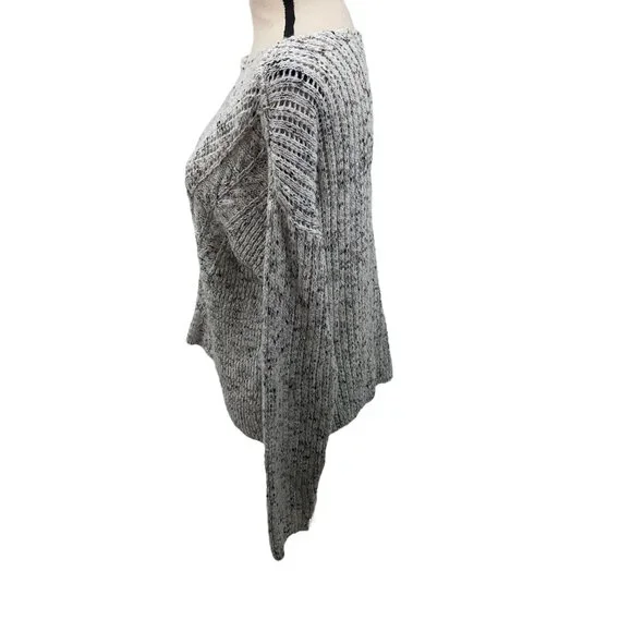 Bar III XL Pinhole Knit Sweater Marled Gray - Picture 2 of 5